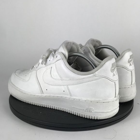 Nike Air Force 1 Low ‘07 Triple White Leather Shoes 315122-111 Men’s Size 9.5 - Picture 7 of 12